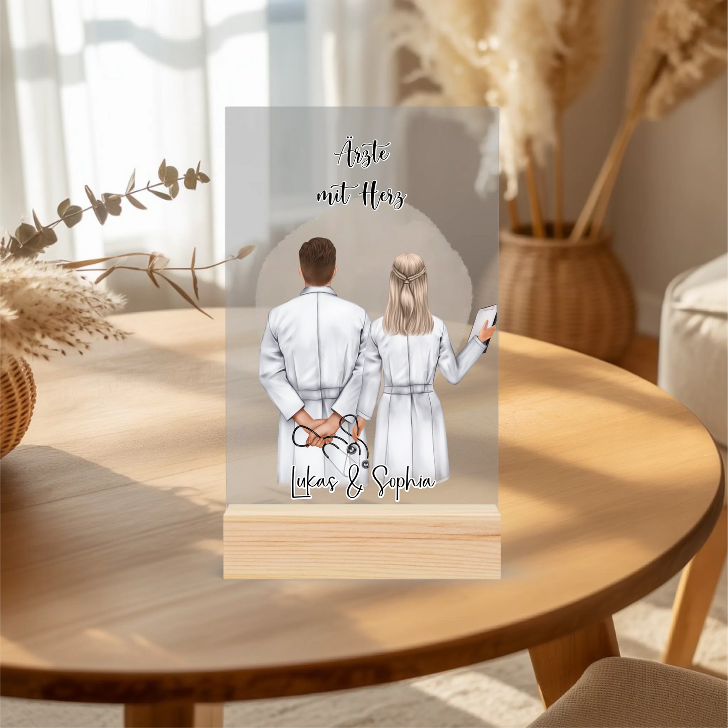 Acrylaufsteller personalisiert