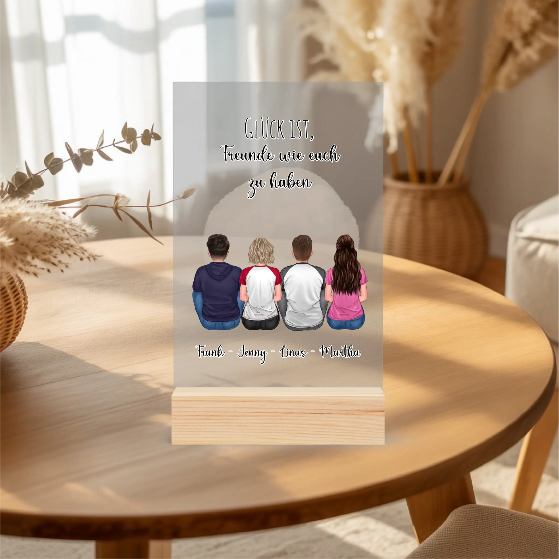 Acrylaufsteller personalisiert