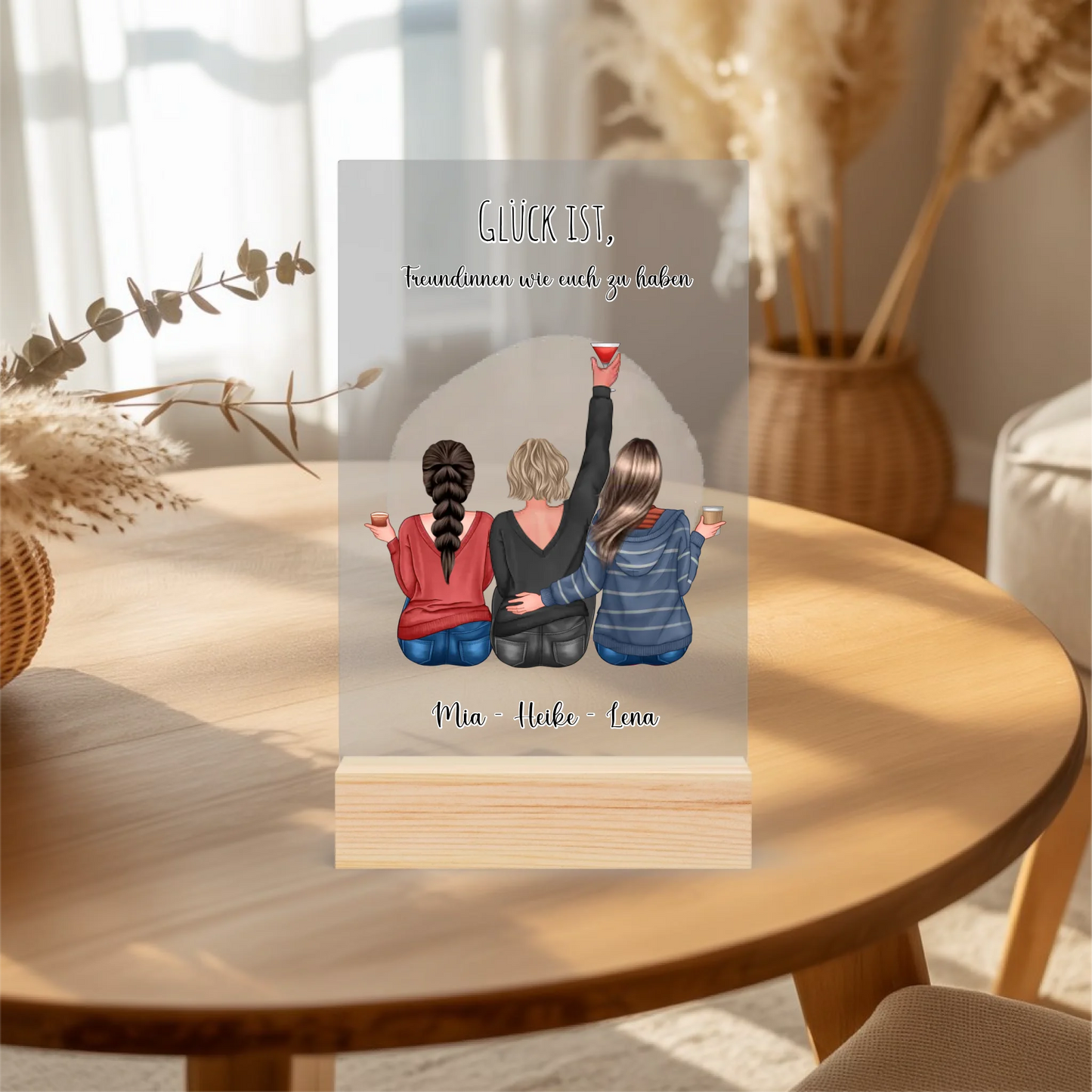 Acrylaufsteller personalisiert