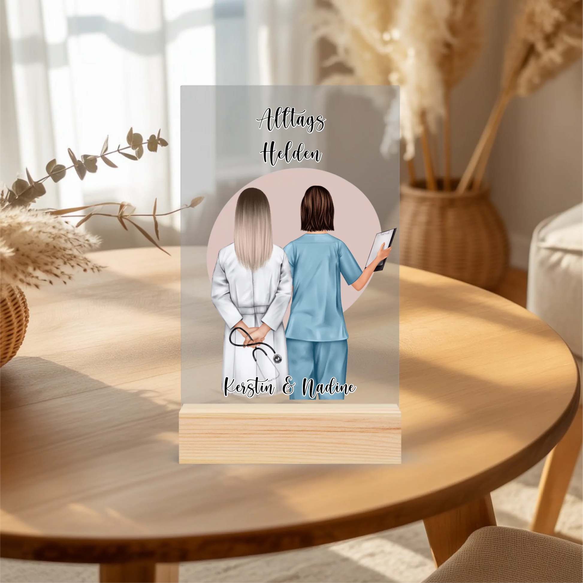 Acrylaufsteller personalisiert