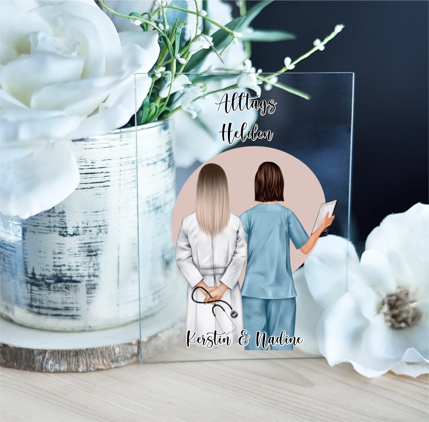Ärztin & Krankenschwester Acrylschild