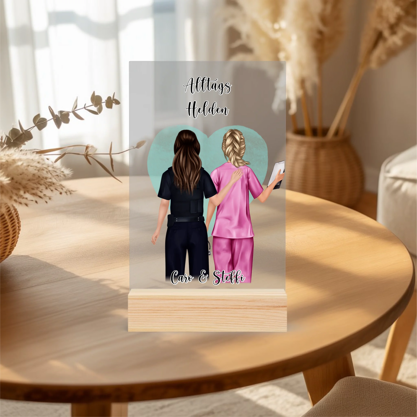 Acrylaufsteller personalisiert