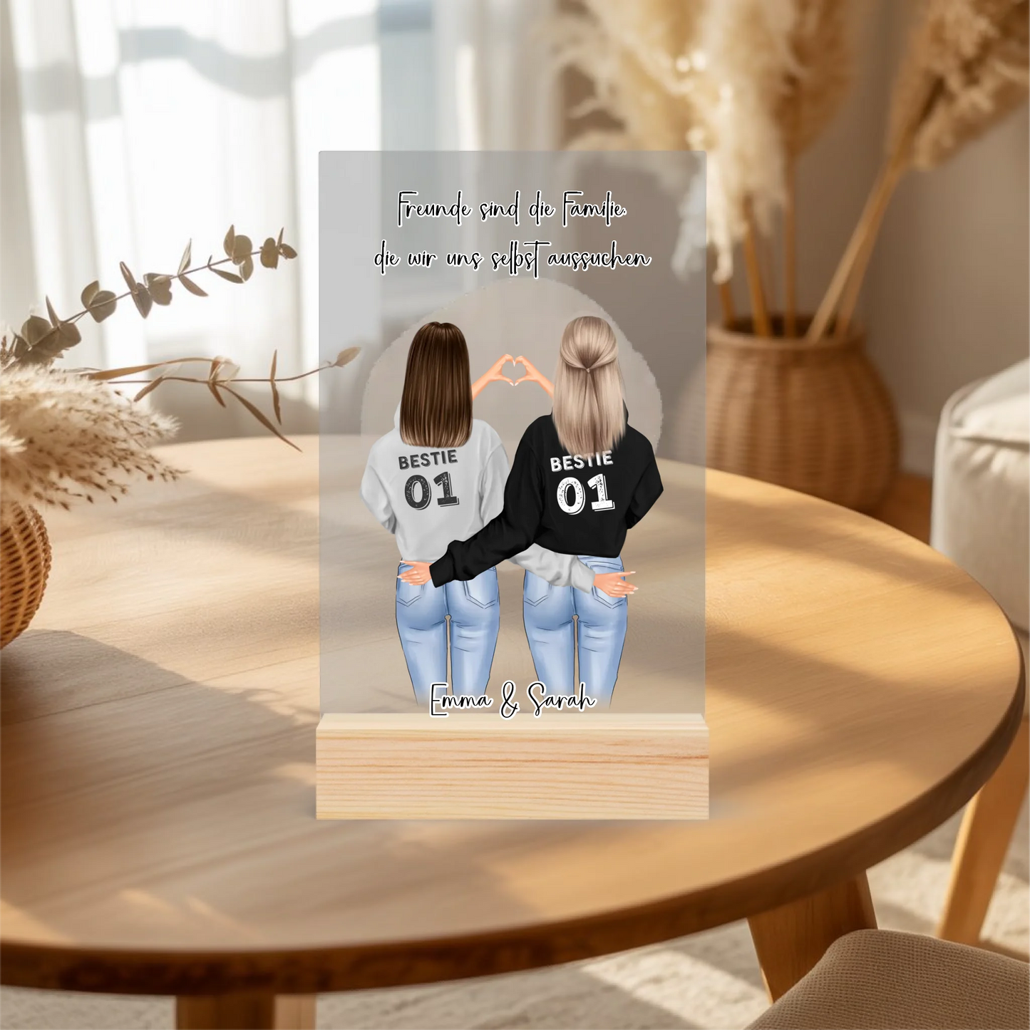 Acrylaufsteller personalisiert