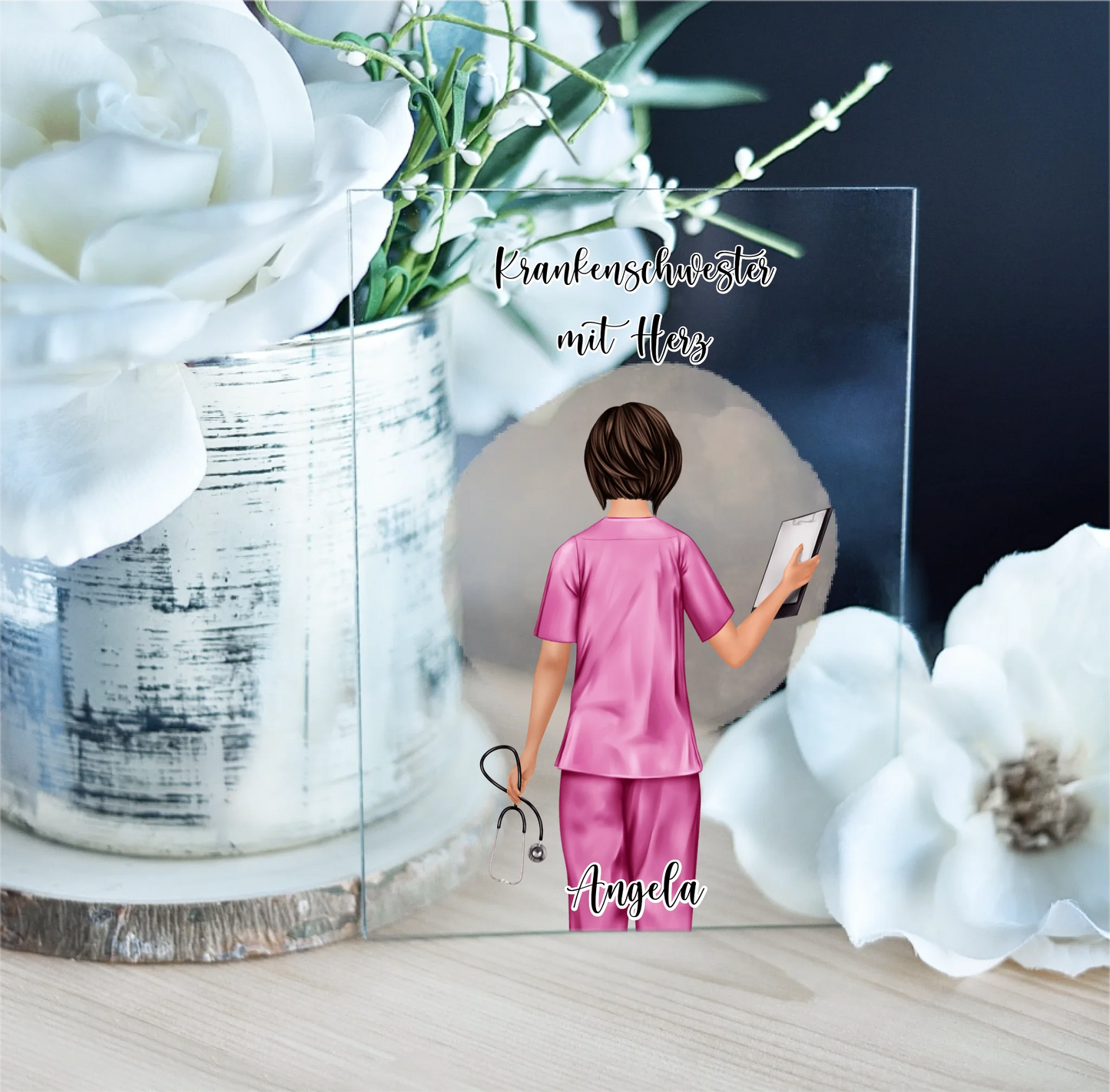 Krankenschwester Acrylschild