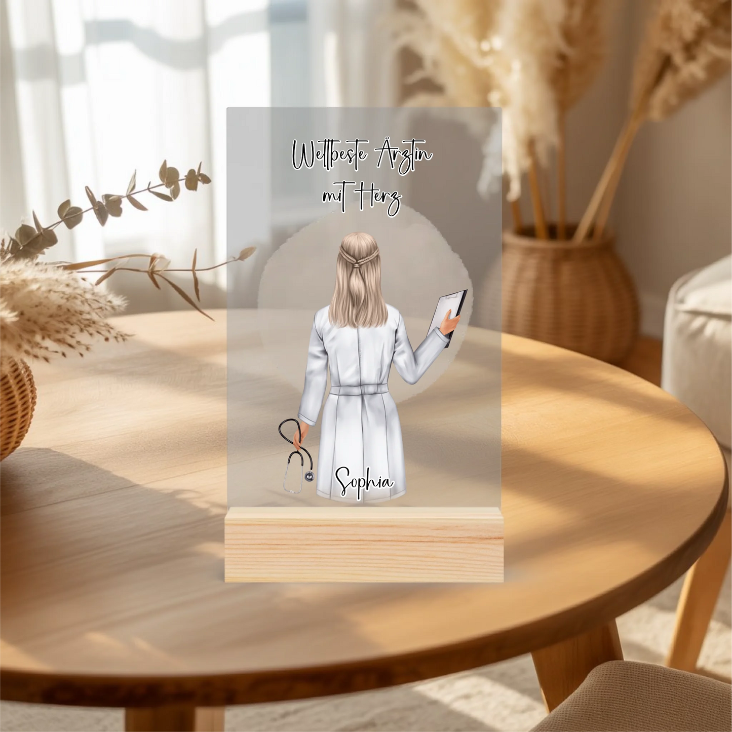 Acrylaufsteller personalisiert