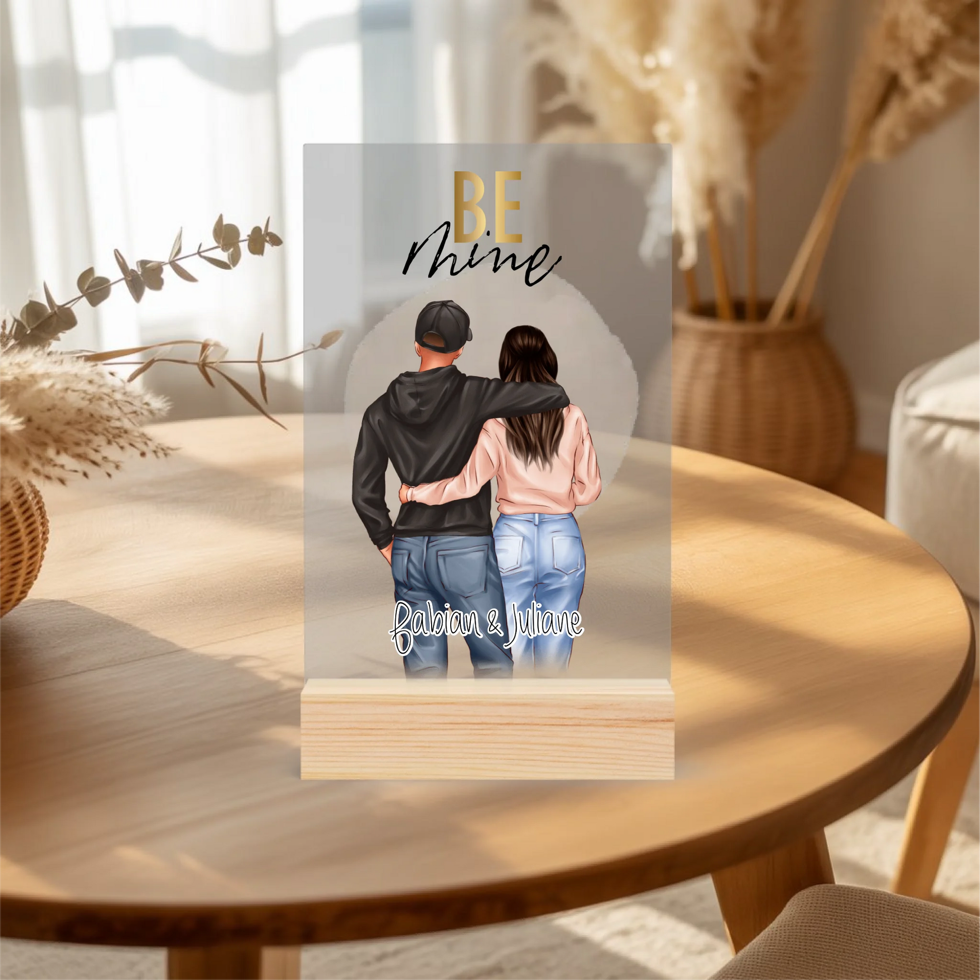 Acrylaufsteller personalisiert