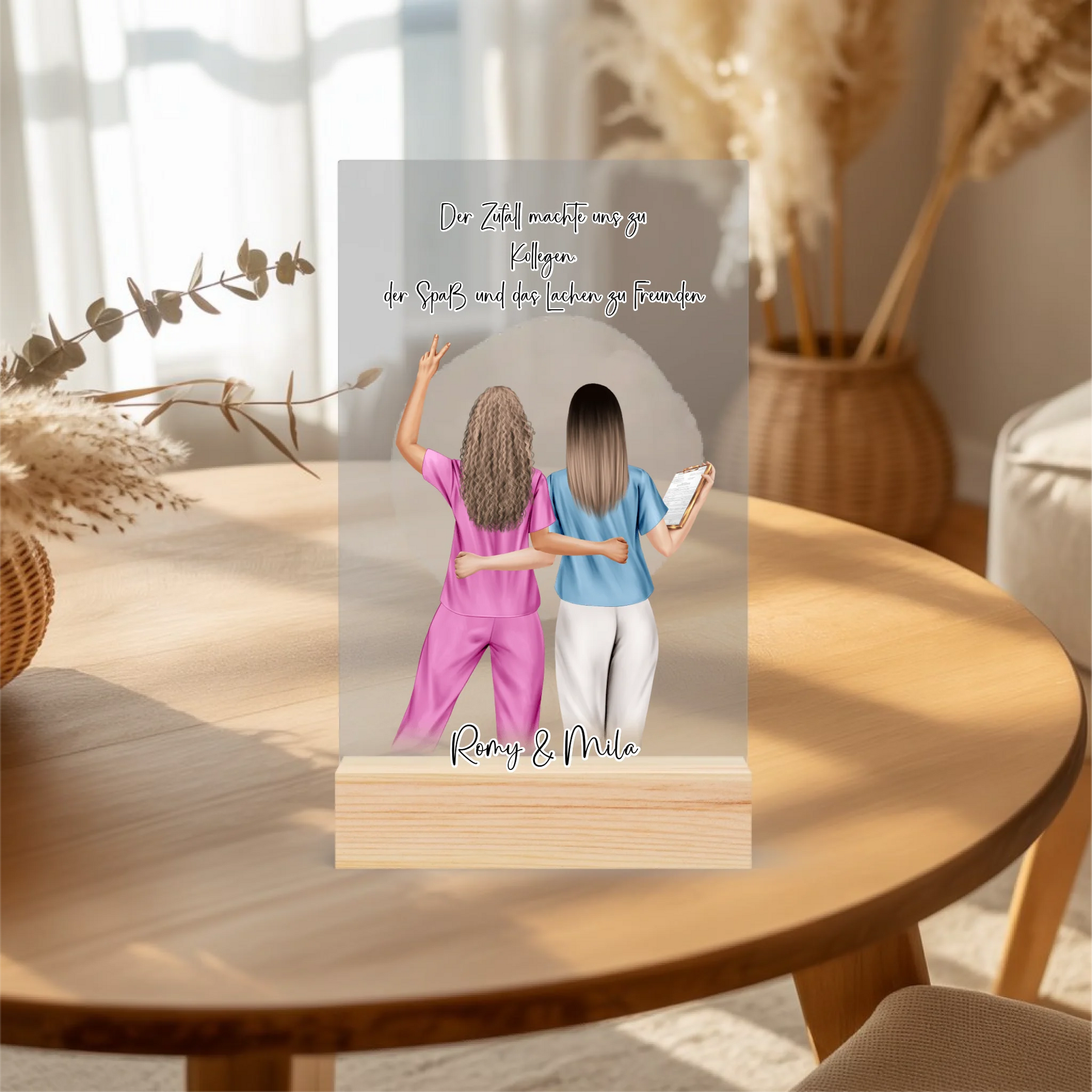 Acrylaufsteller personalisiert