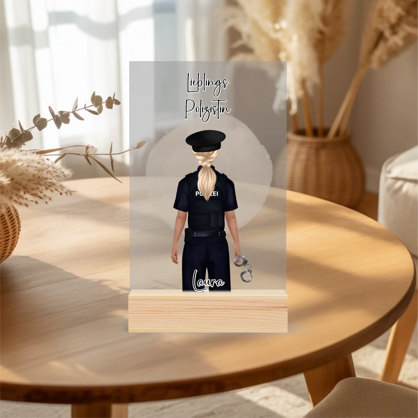 Acrylaufsteller personalisiert