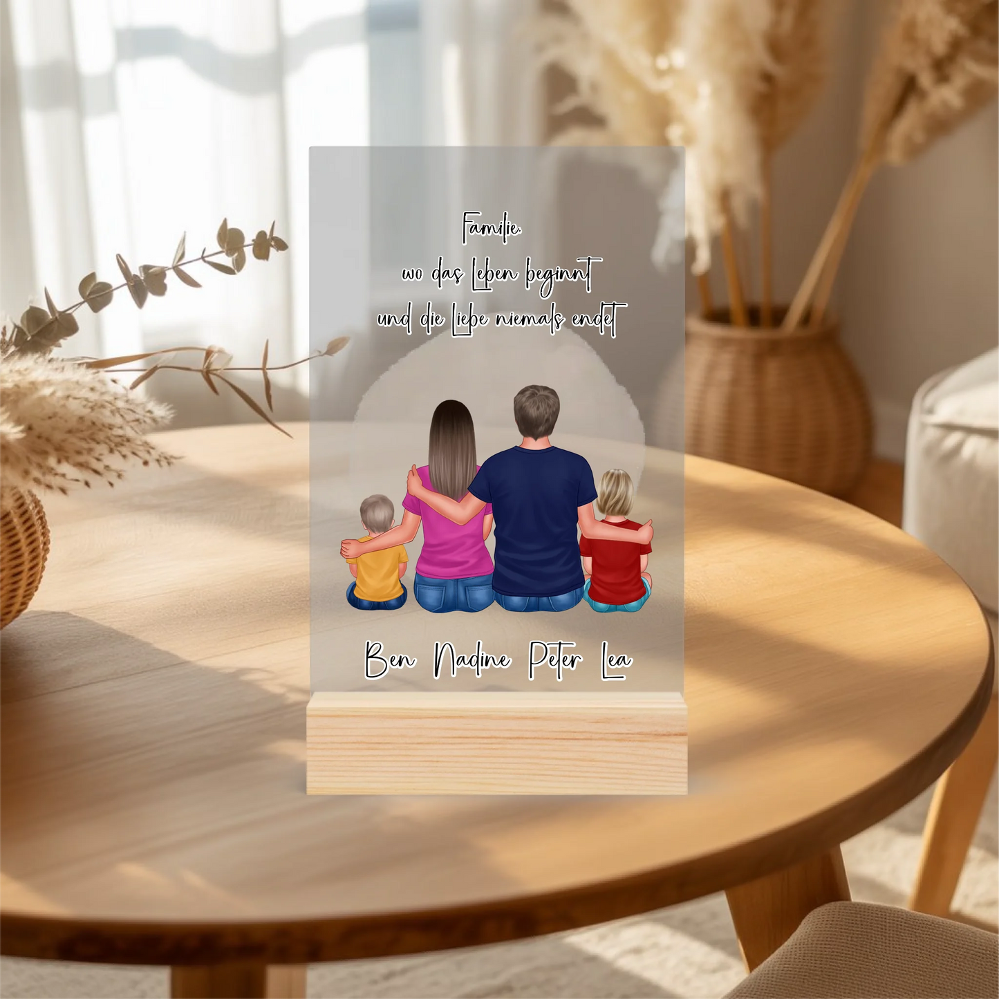 Acrylaufsteller personalisiert