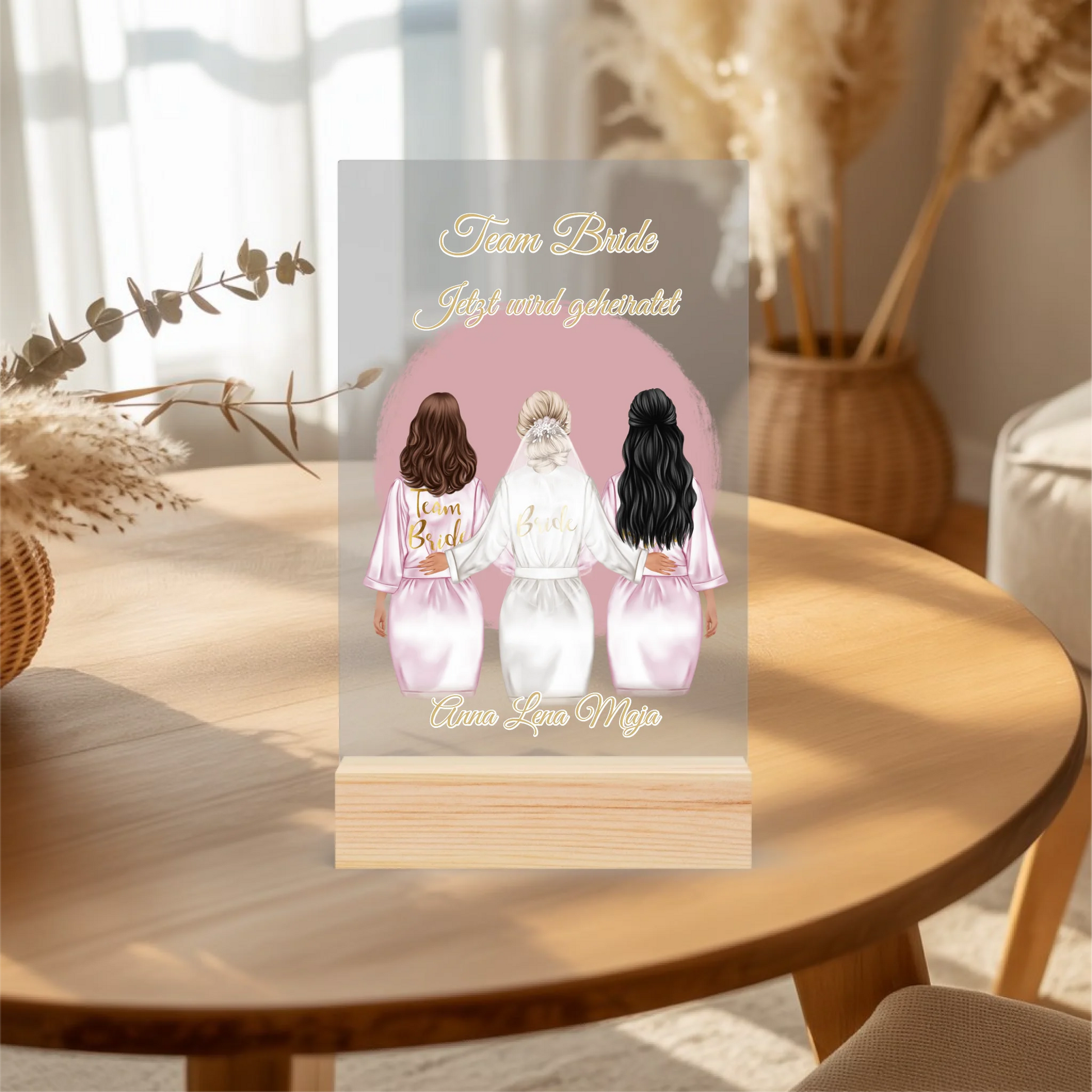 Acrylaufsteller personalisiert