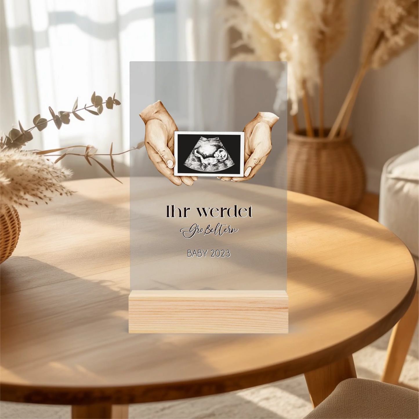 Acrylaufsteller personalisiert