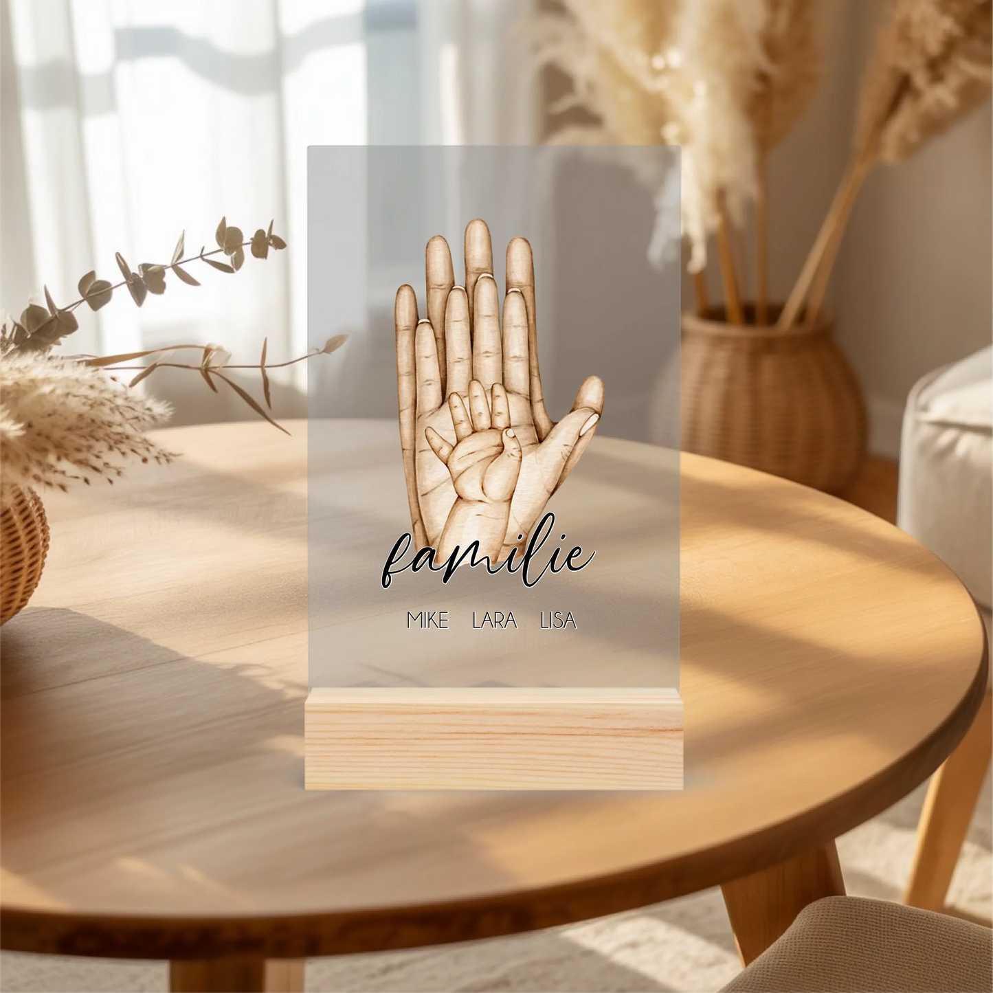 Acrylaufsteller personalisiert