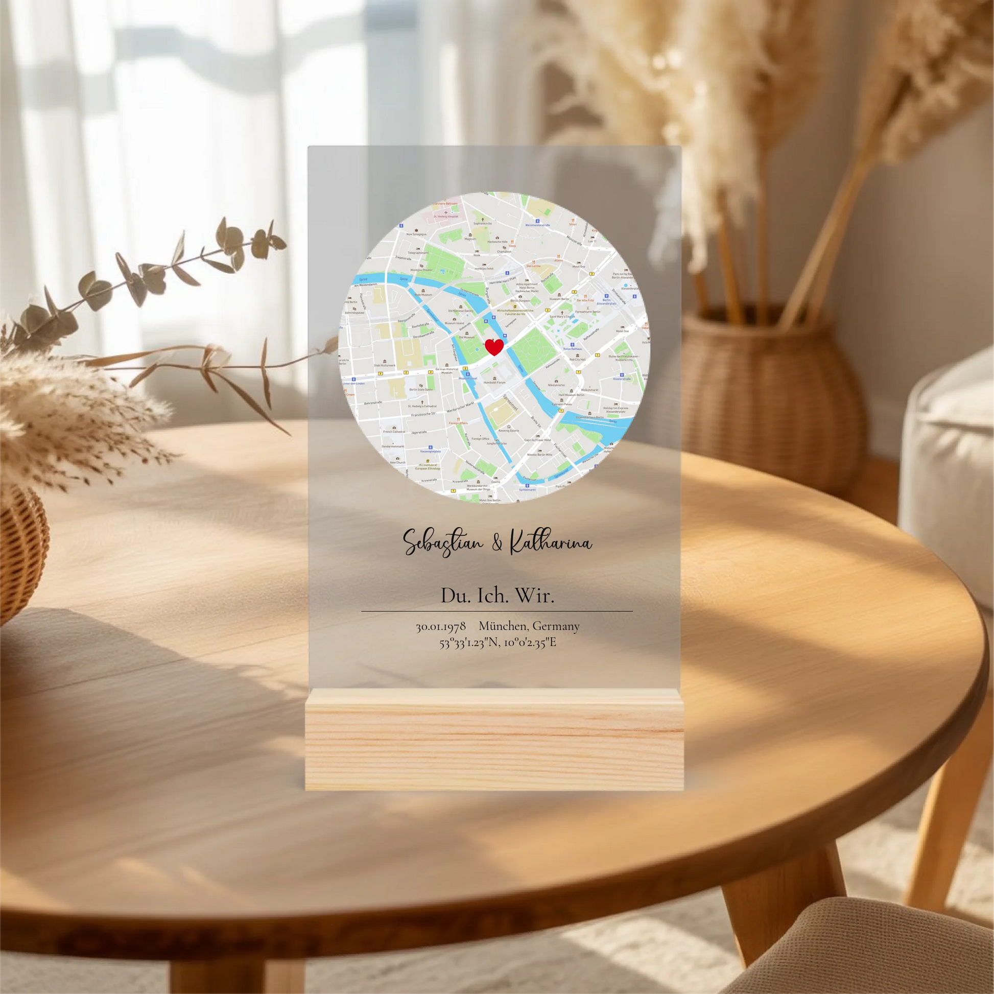 Acrylaufsteller personalisiert