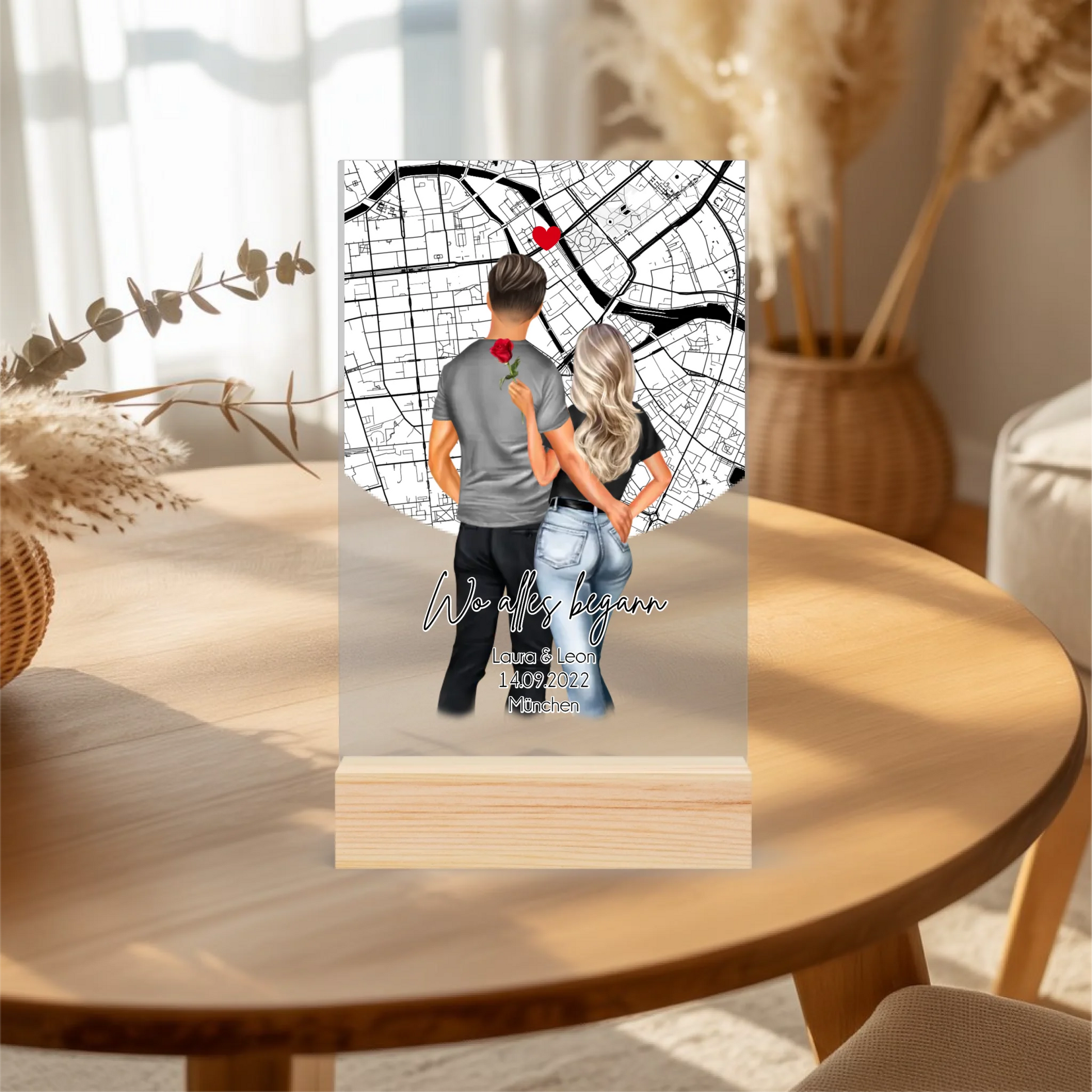 Acrylaufsteller personalisiert