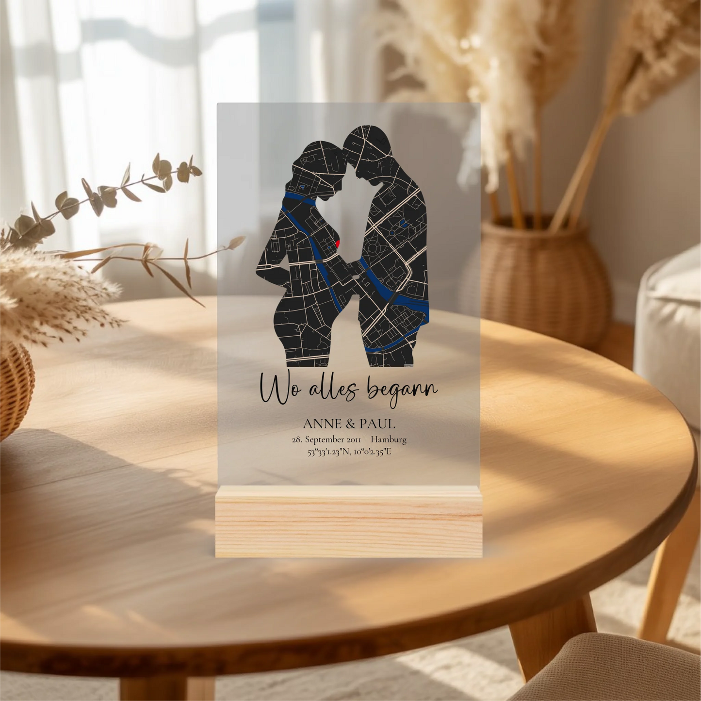 Acrylaufsteller personalisiert