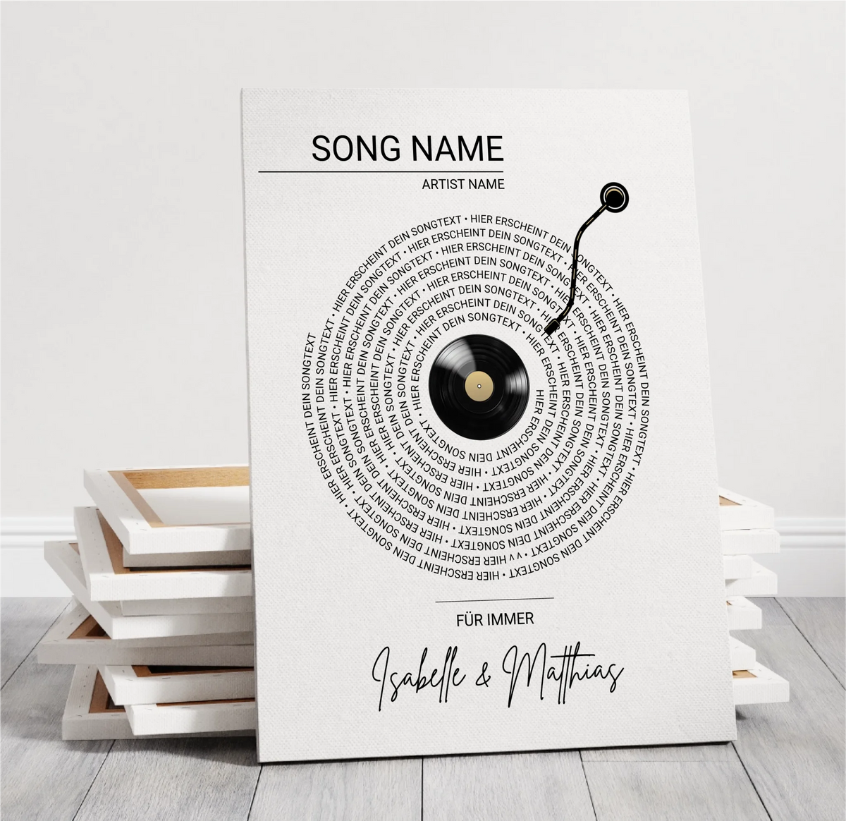 Songtext Poster o. Leinwand