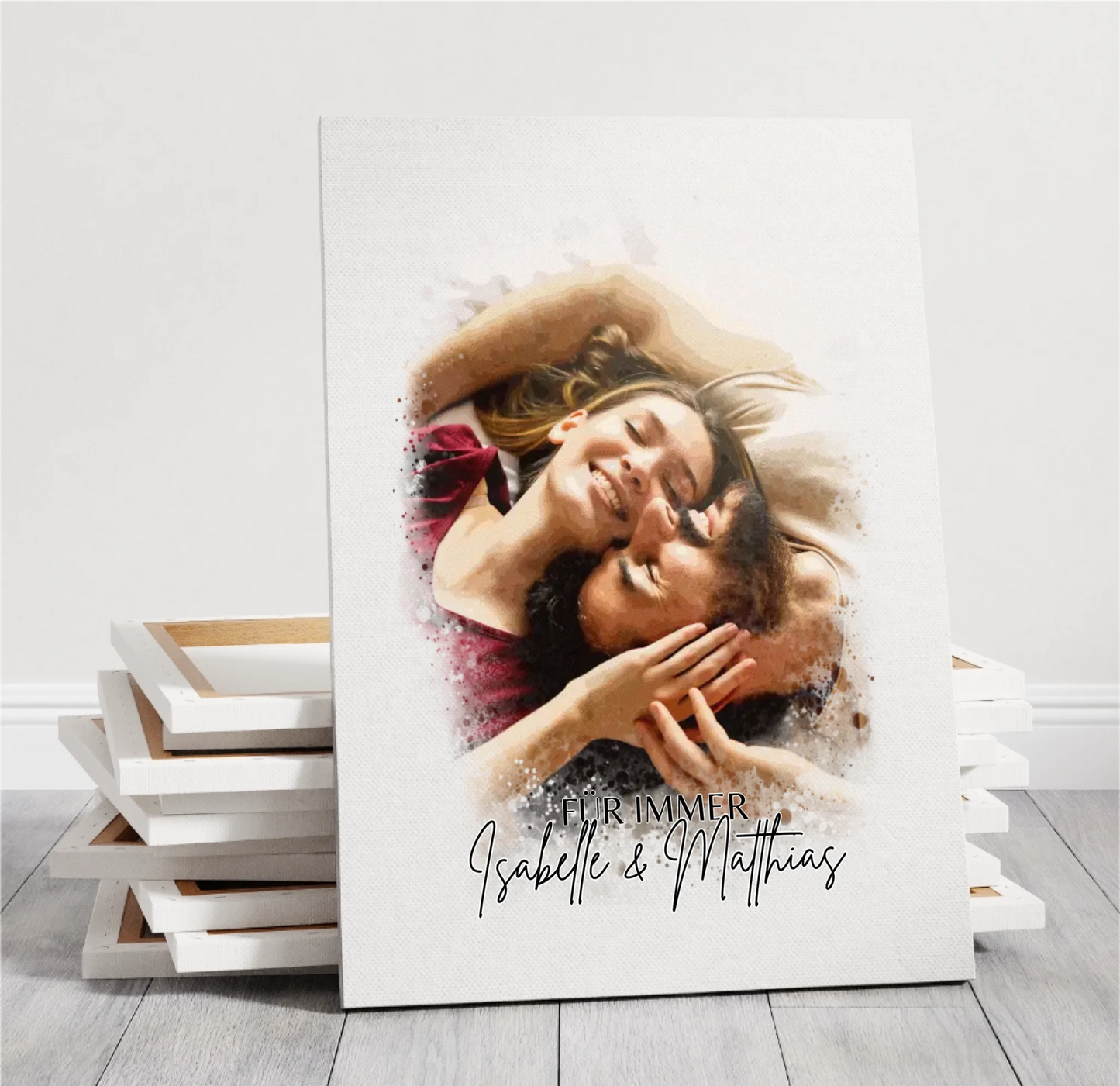 Watercolor Foto Poster o.  Leinwand