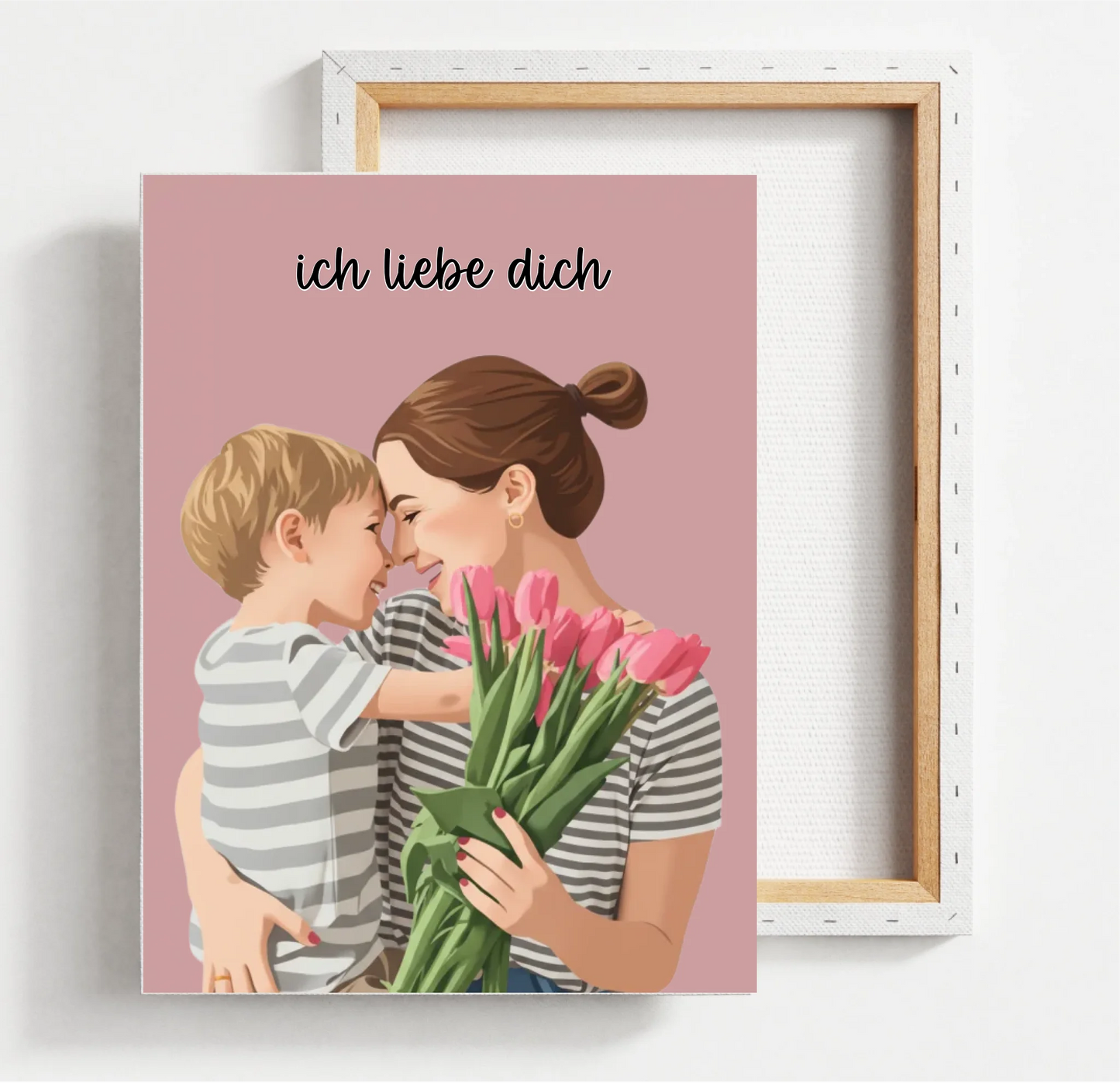 Deine Portrait Illustration als Poster o. Leinwand