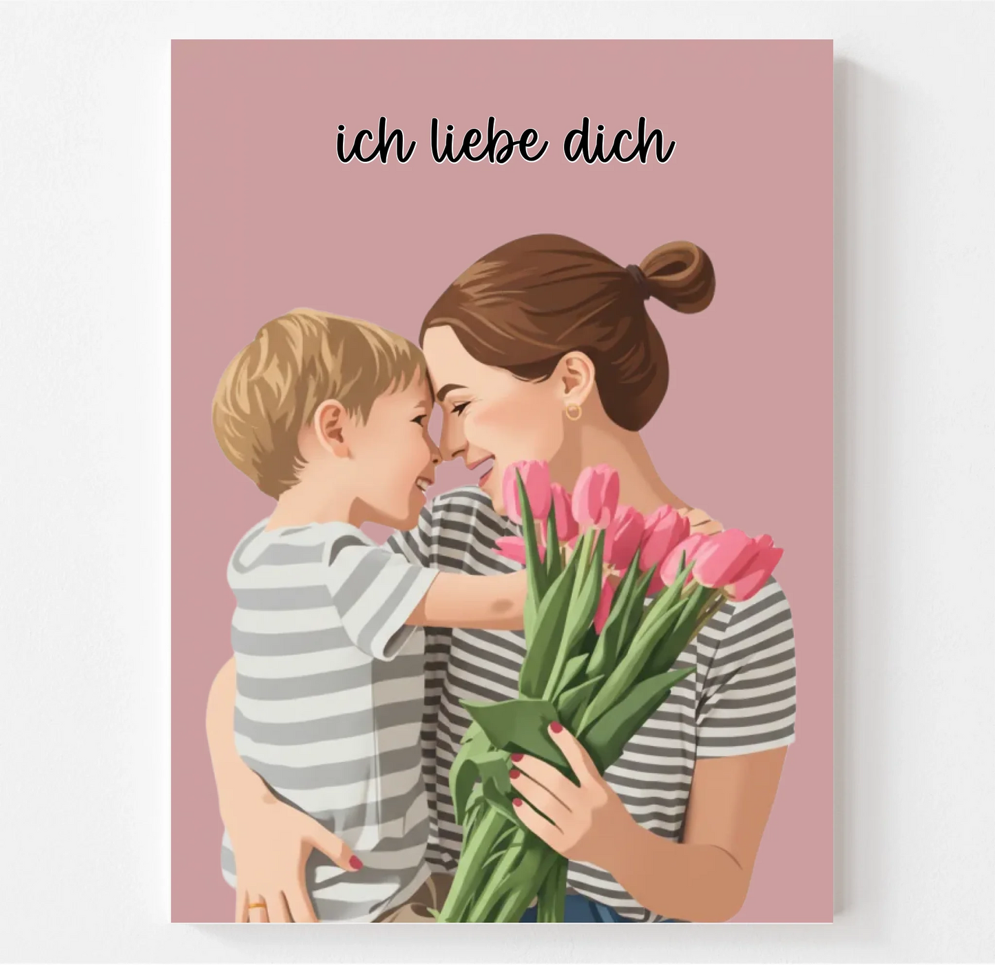 Deine Portrait Illustration als Poster o. Leinwand