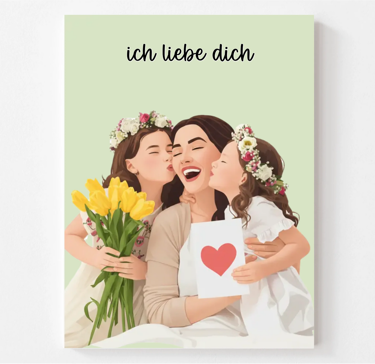 Individuelles Portrait Wandbild als Poster o. Leinwand