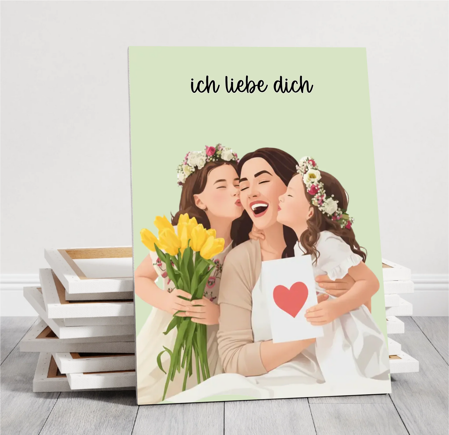 Individuelles Portrait Wandbild als Poster o. Leinwand