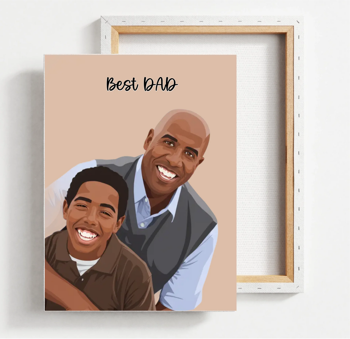Individuelle Portrait Illustration als Poster o. Leinwand