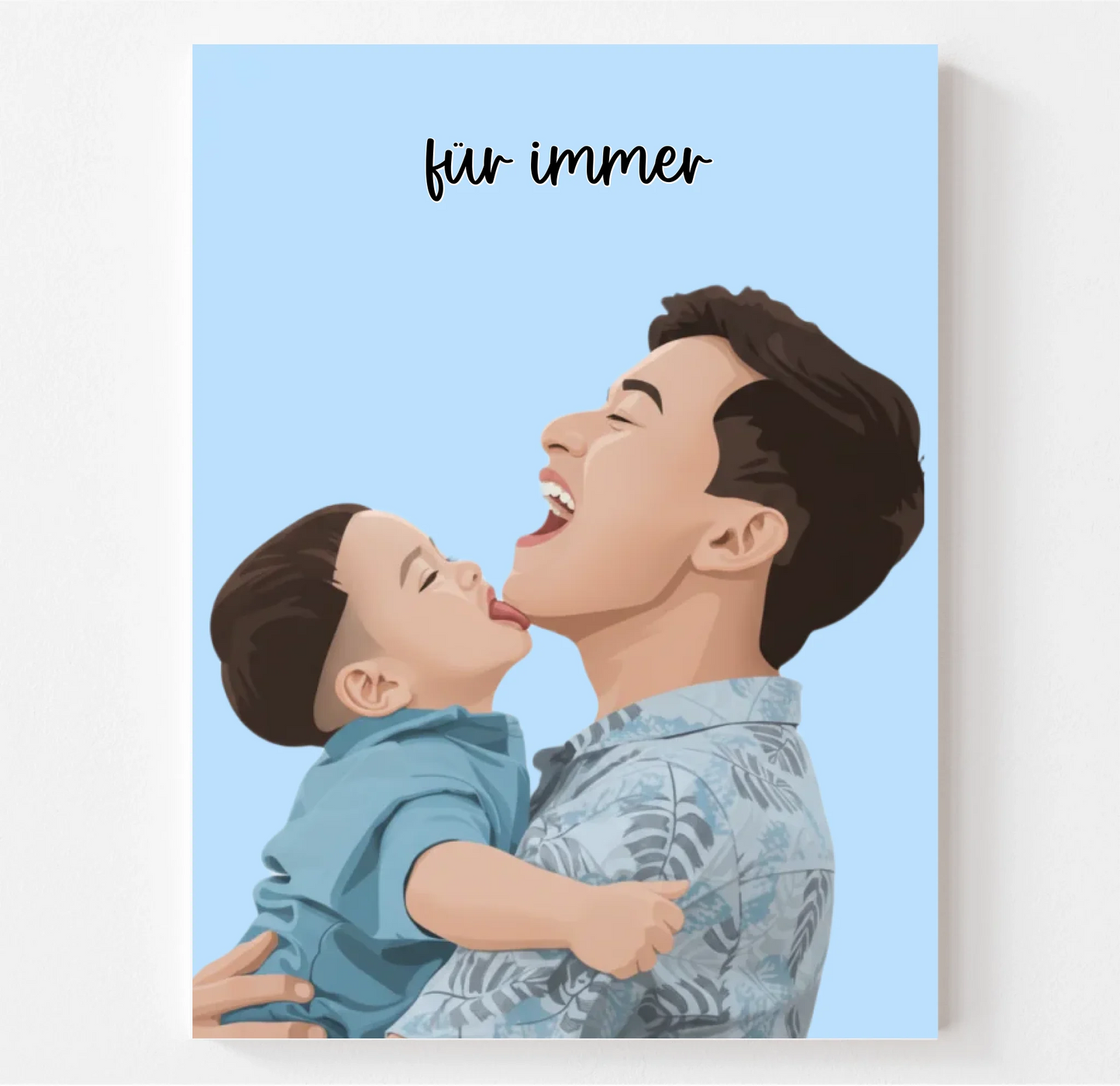 Portrait Zeichnung - Poster oder Leinwand