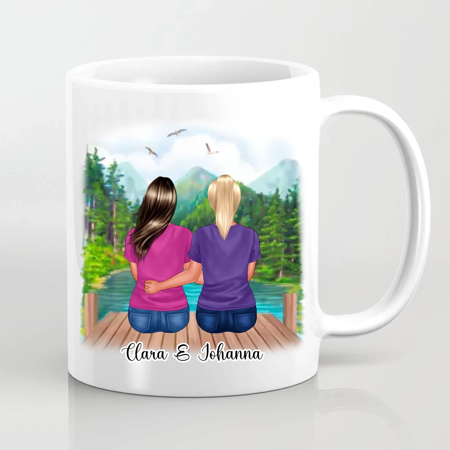 Freundin Tasse / Thermobecher