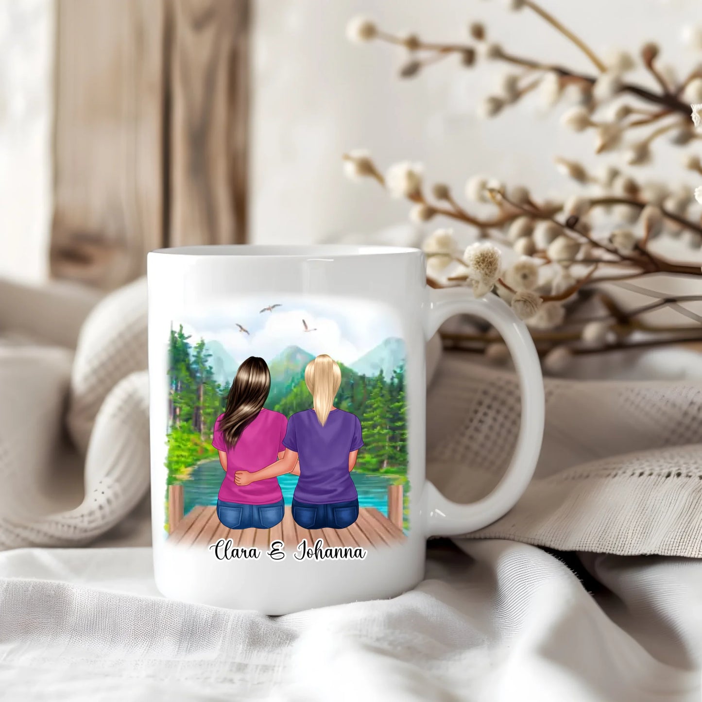 Freundin Tasse / Thermobecher