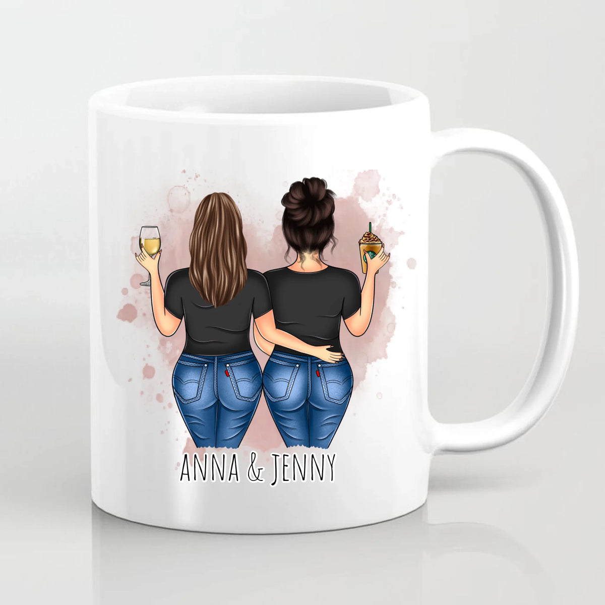 Curvy Freundinnen Tasse / Thermobecher