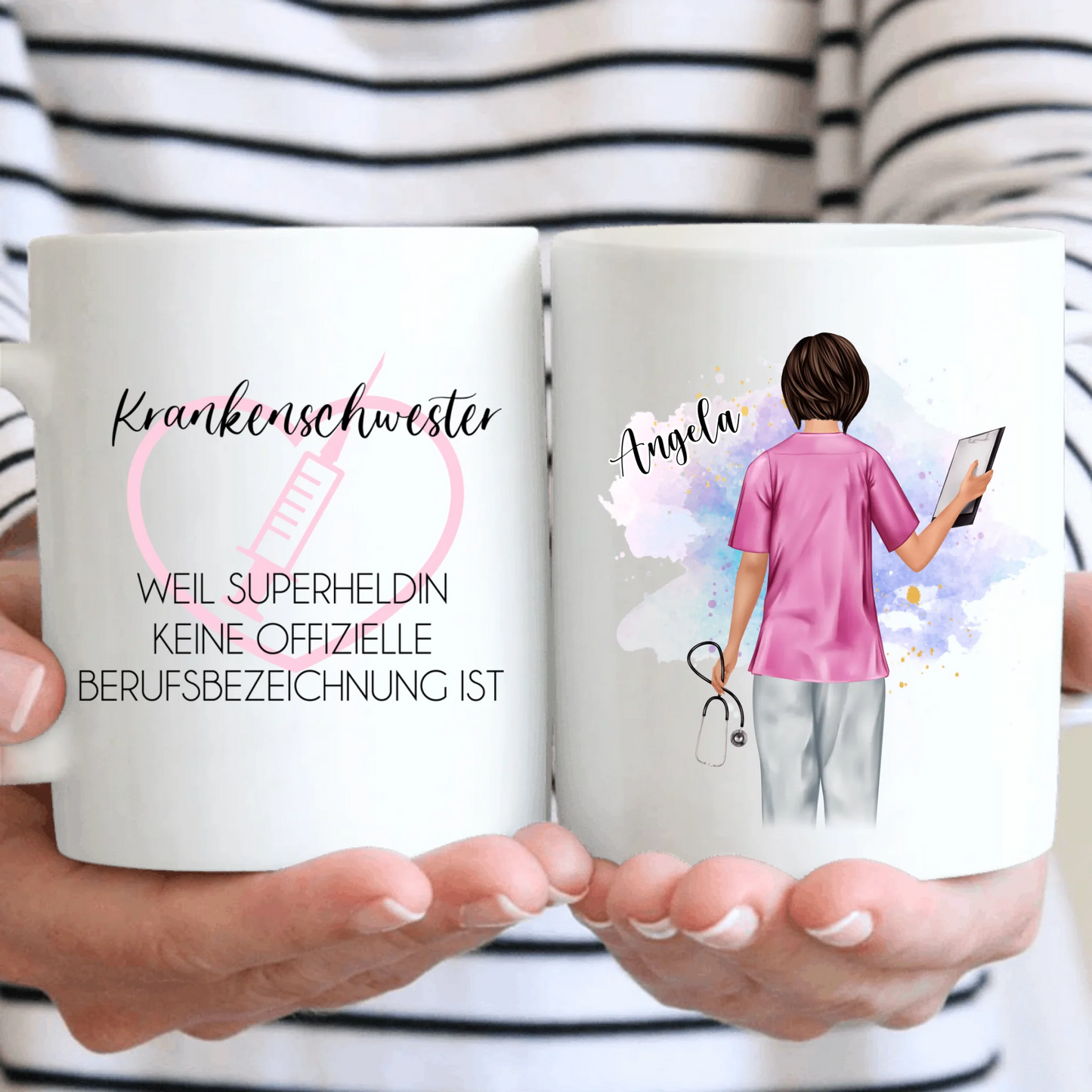 Personalisierte Krankenschwester Tasse / Thermobecher