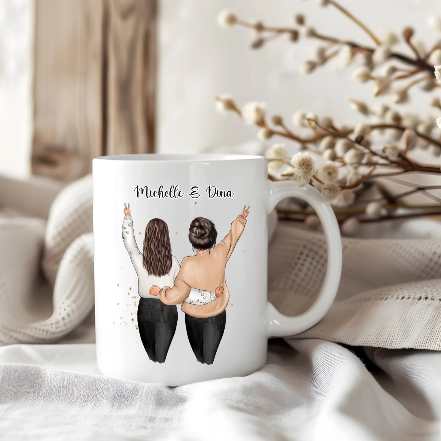 Freundin Tasse / Thermobecher