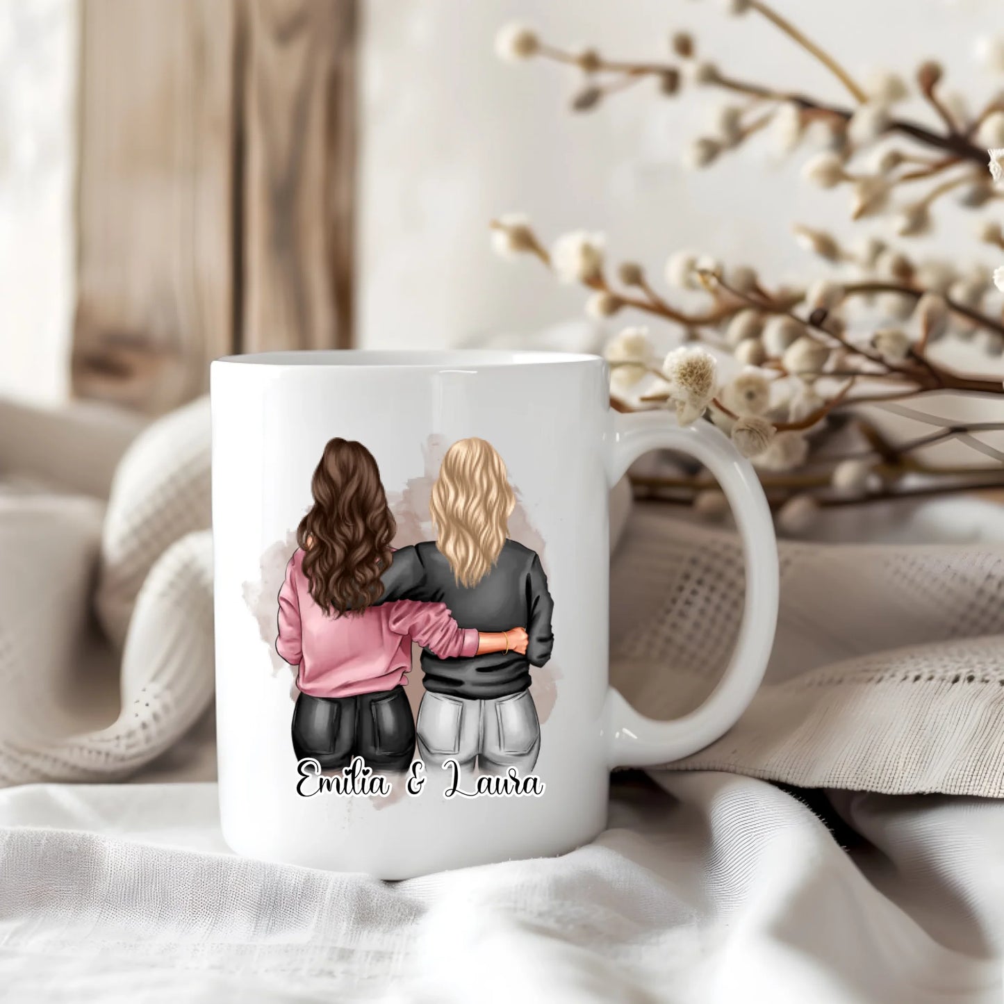 2-5 Beste Freundinnen Tasse / Thermobecher