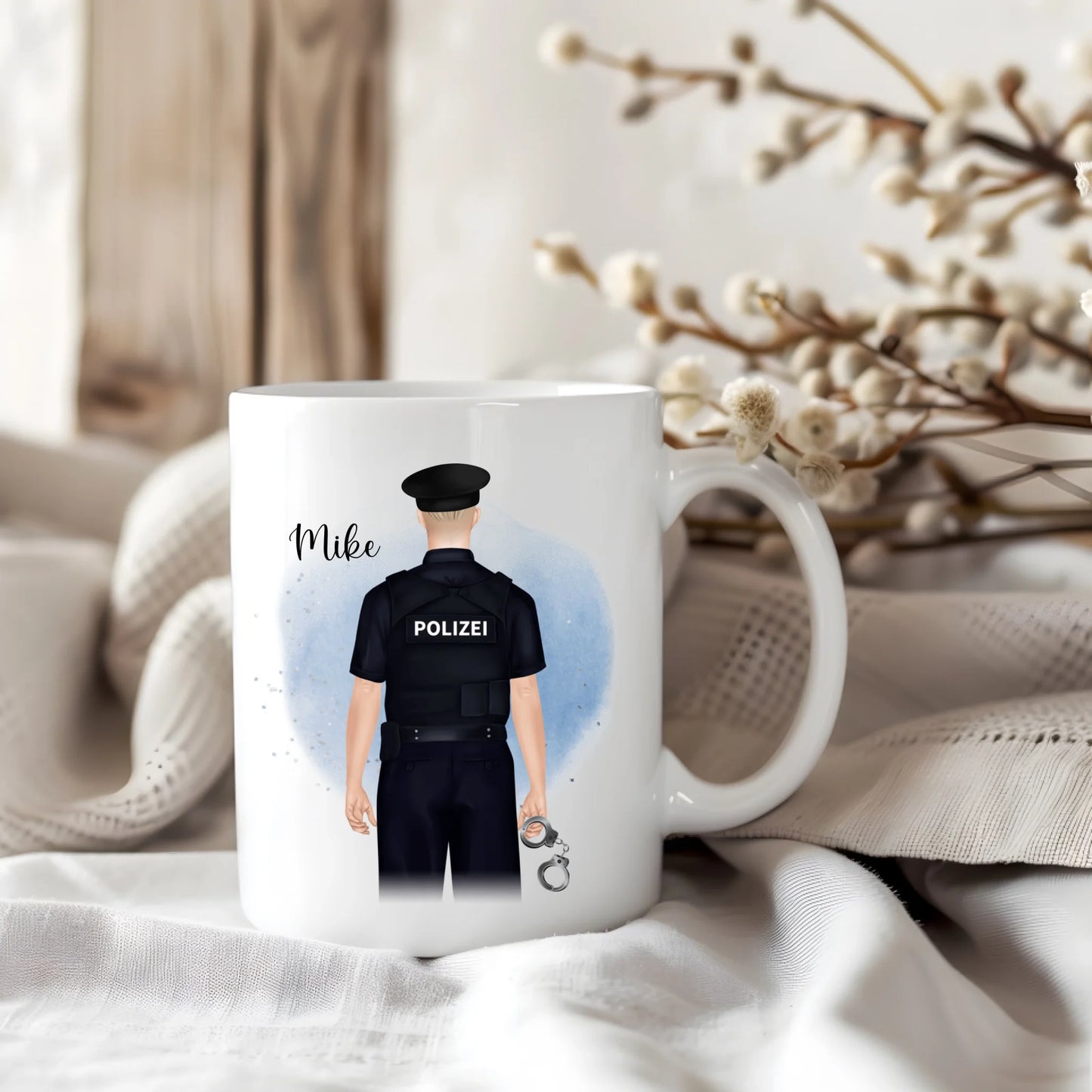 Polizist/Polizistin Tasse / Thermobecher