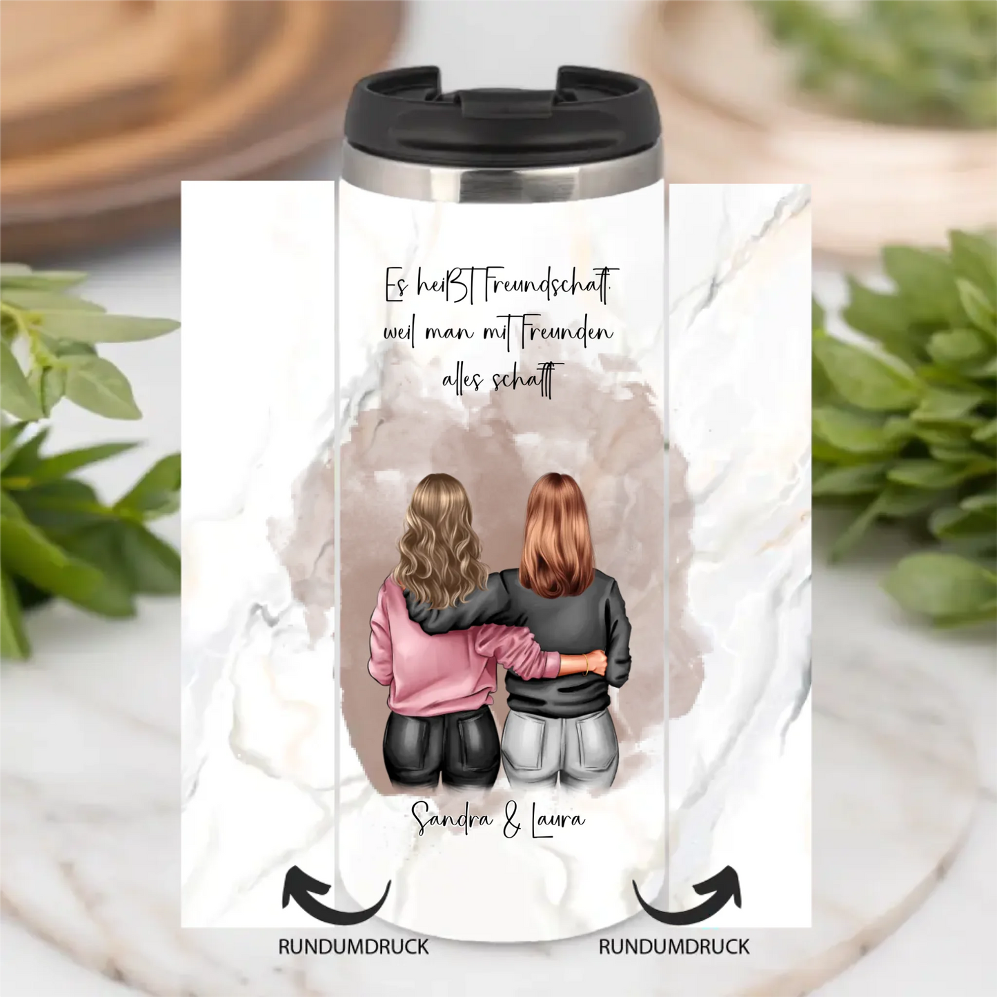 2-5 Beste Freundinnen Tasse / Thermobecher