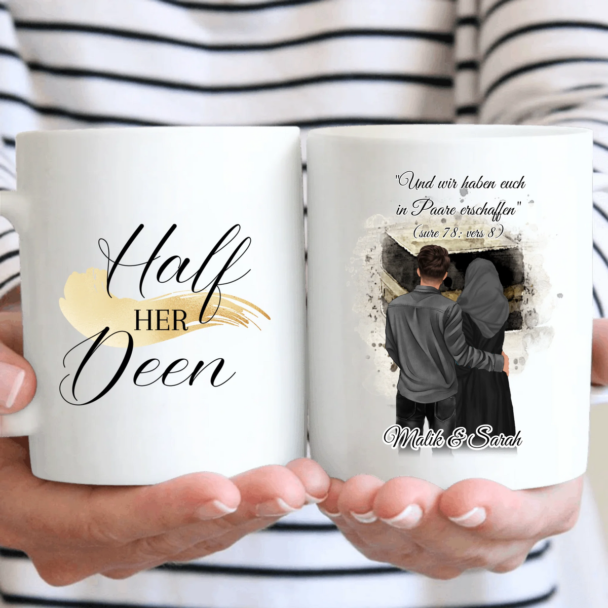 Muslim Couple Tasse / Thermobecher