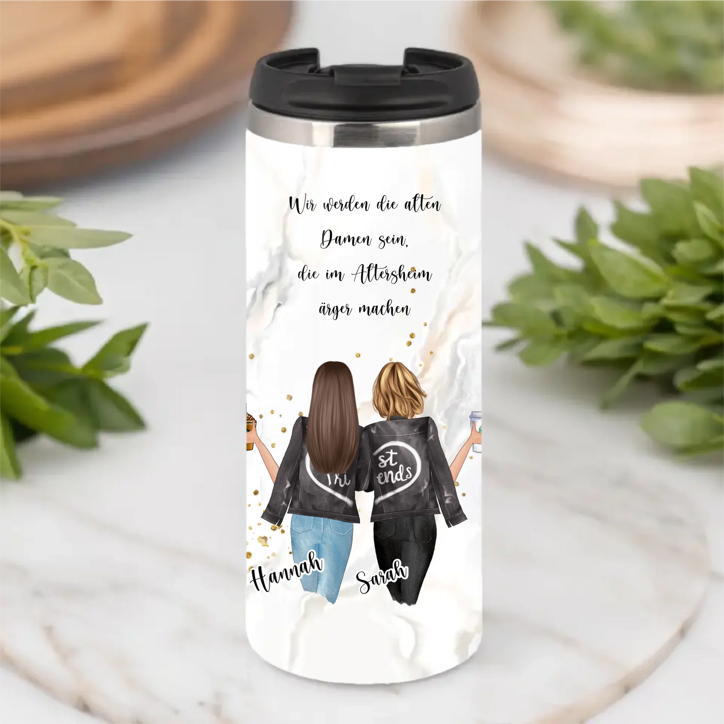 Freundinnen Tasse / Thermobecher