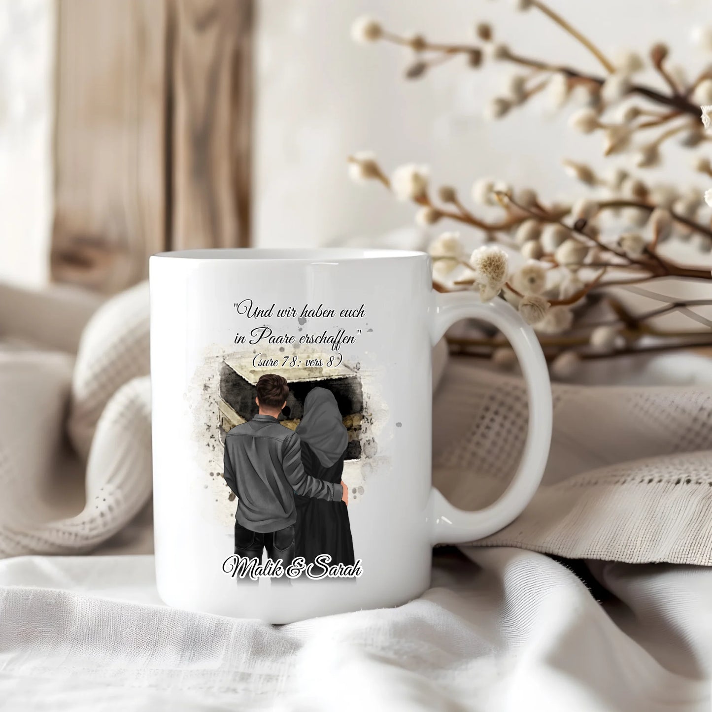 Muslim Couple Tasse / Thermobecher