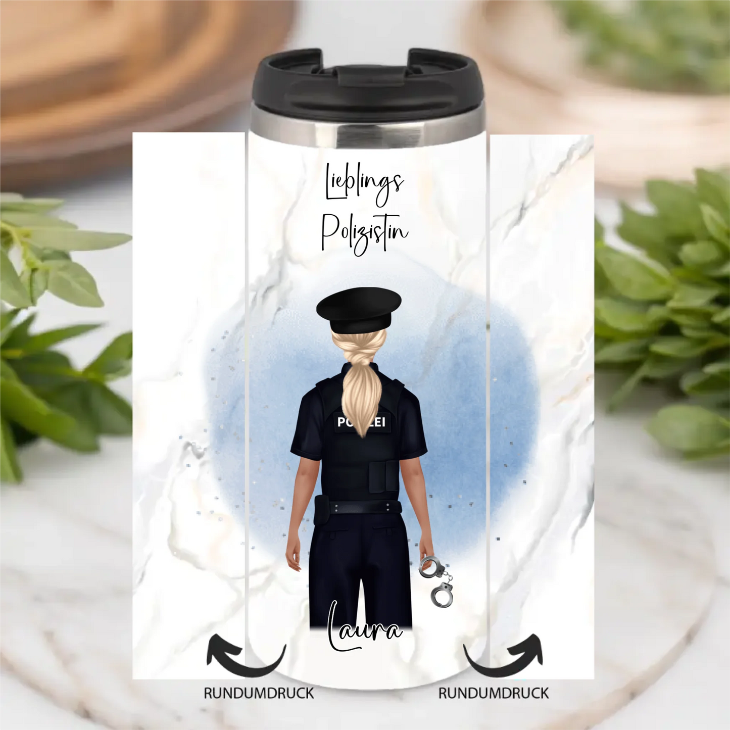 Polizei Tasse / Thermobecher