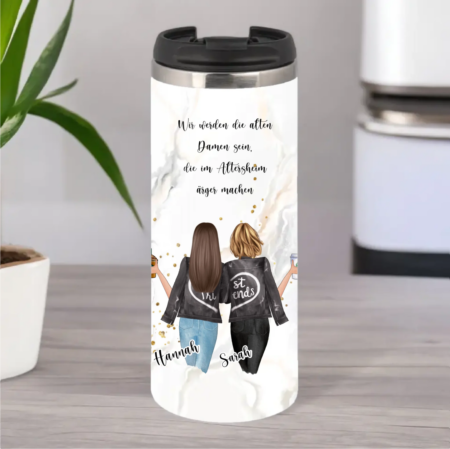 Freundinnen Tasse / Thermobecher