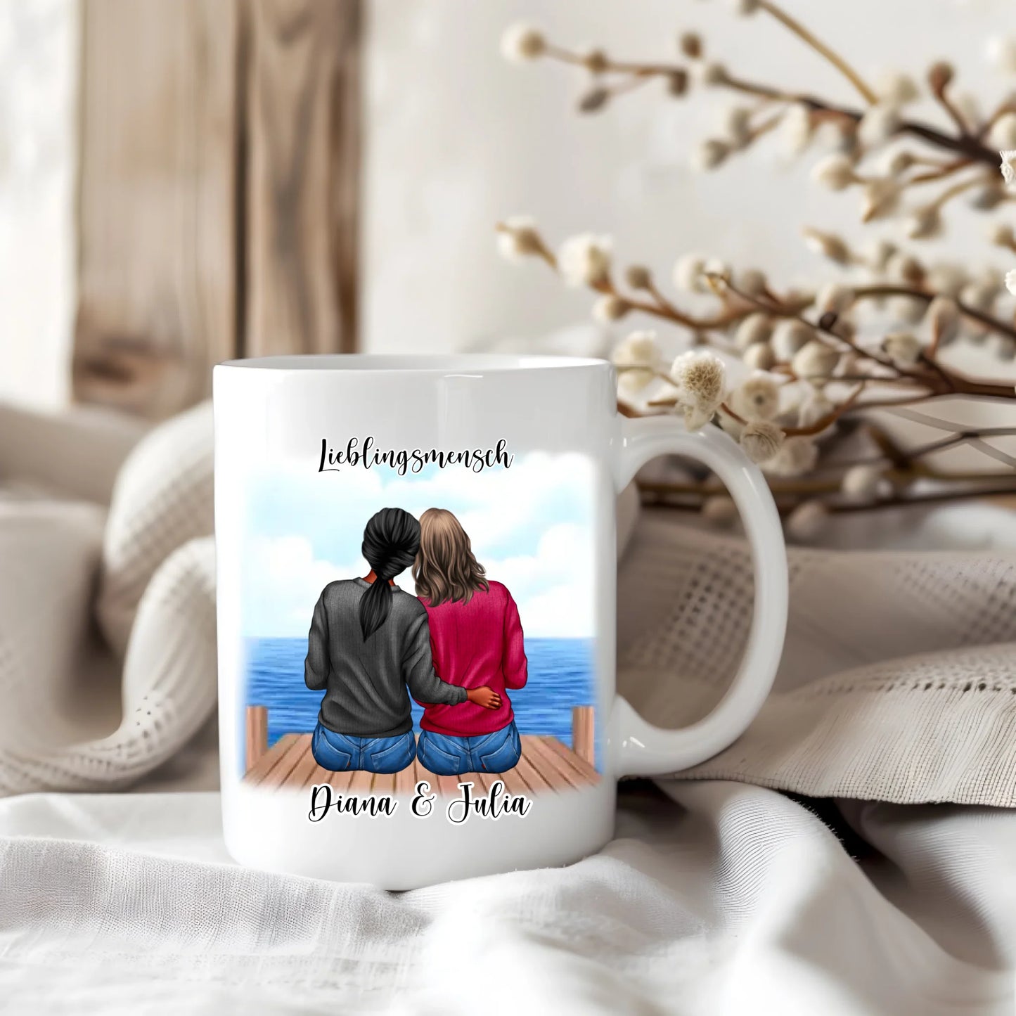 Freundinnen Tasse / Thermobecher