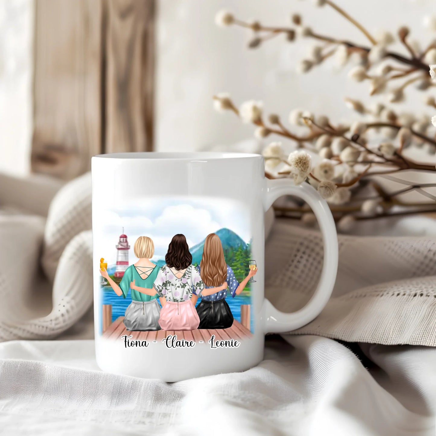 2 - 3 Freundinnen Tasse / Thermobecher