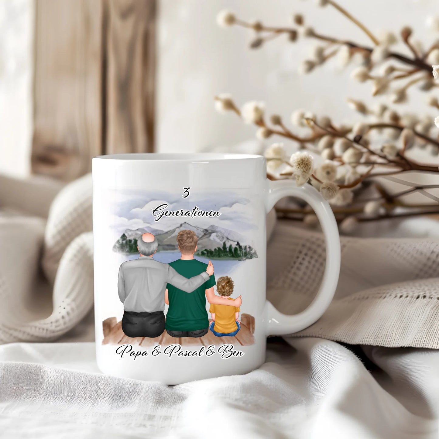 Vater, Sohn & Enkel Tasse / Thermobecher