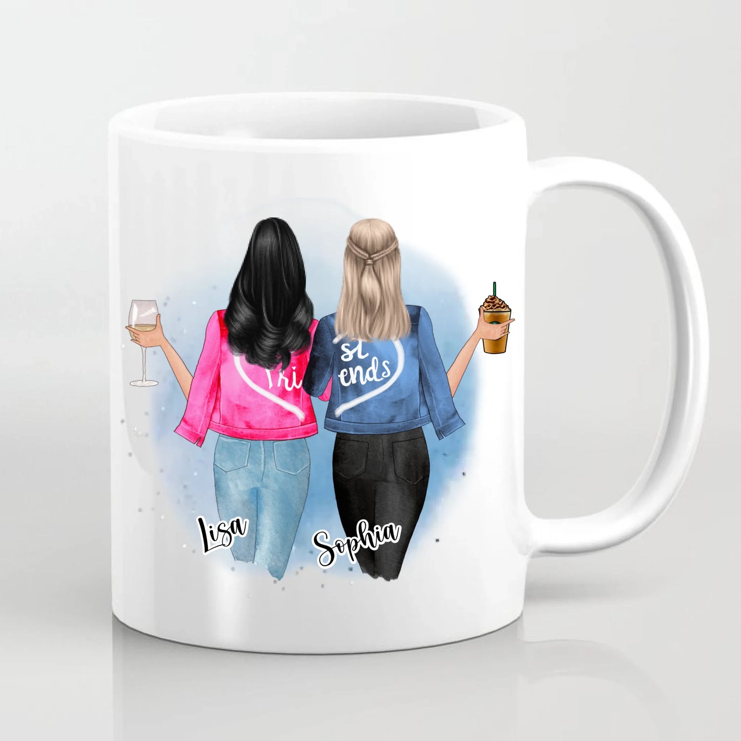 Beste Freundin Tasse / Thermobecher