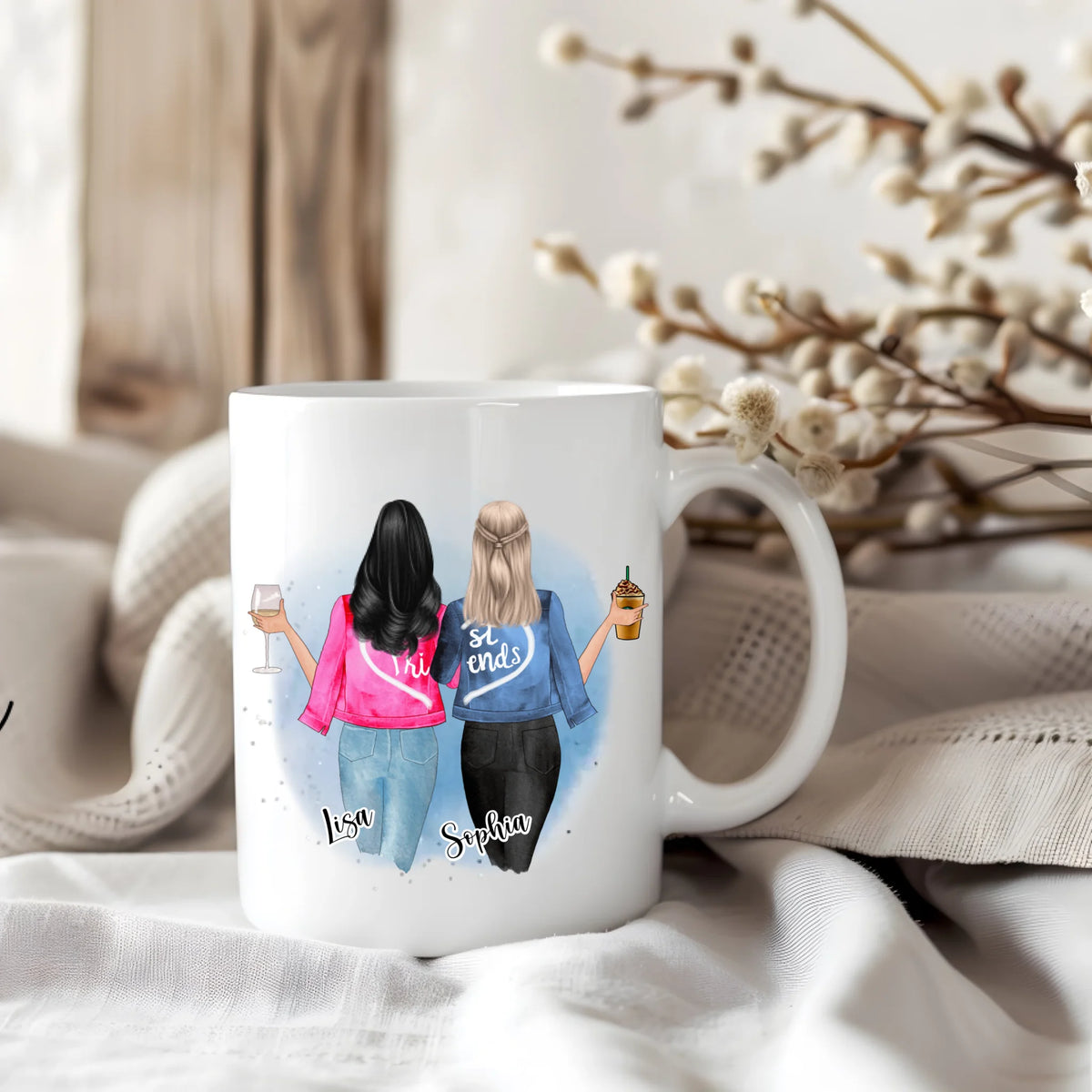 Beste Freundin Tasse / Thermobecher