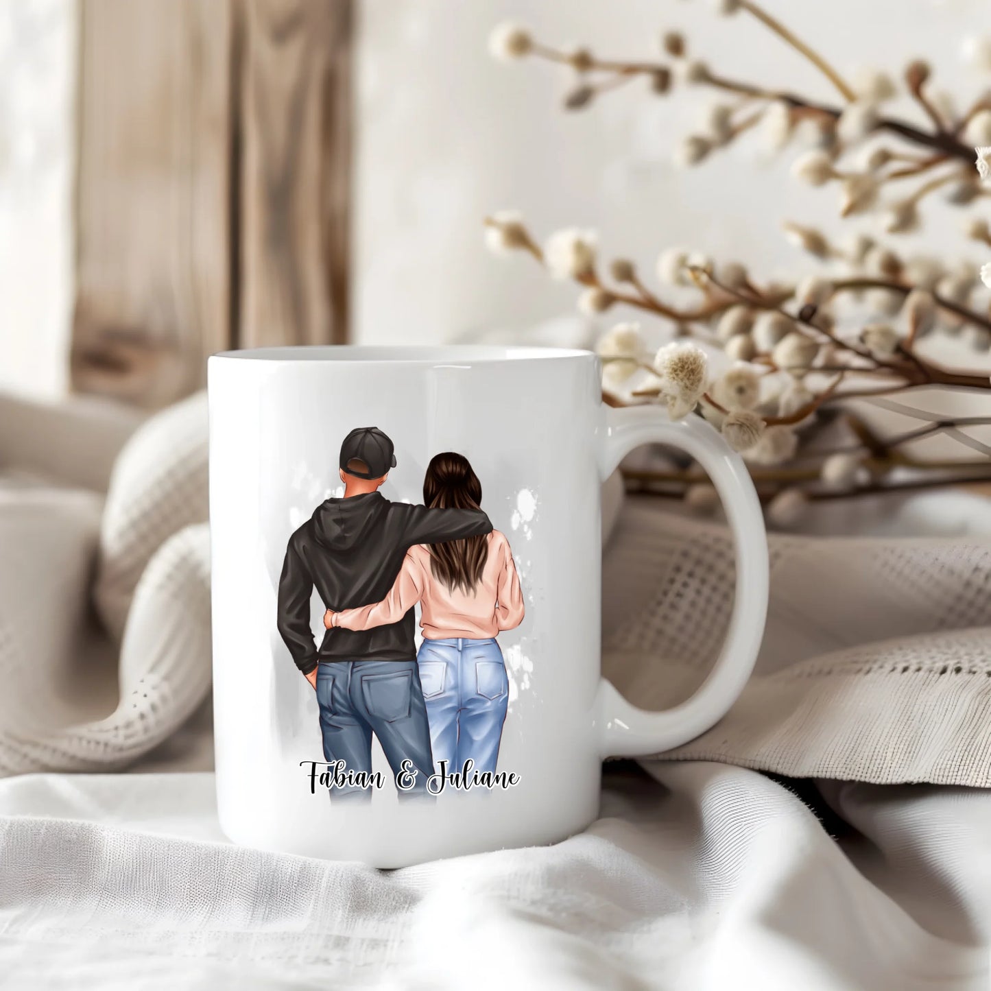 Personalisierte Paar Tasse / Thermobecher