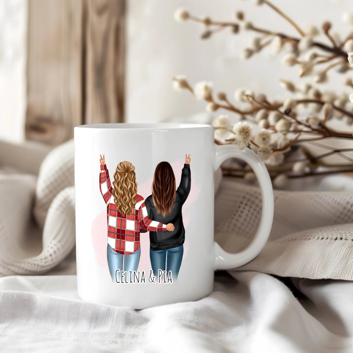 Freundin Tasse / Thermobecher