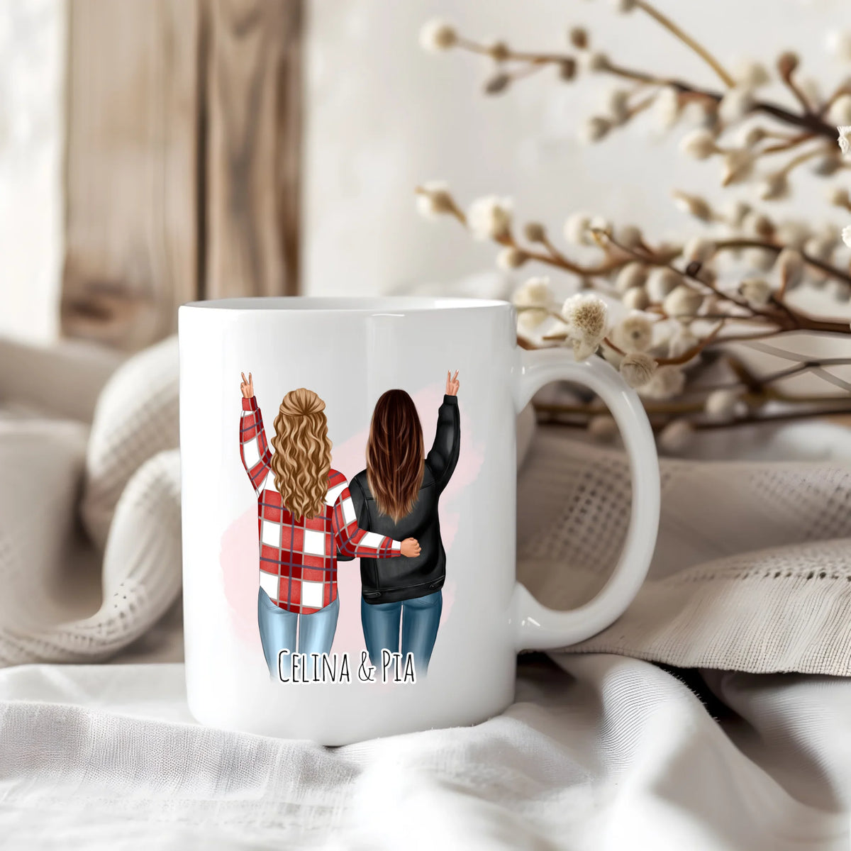 Freundin Tasse / Thermobecher