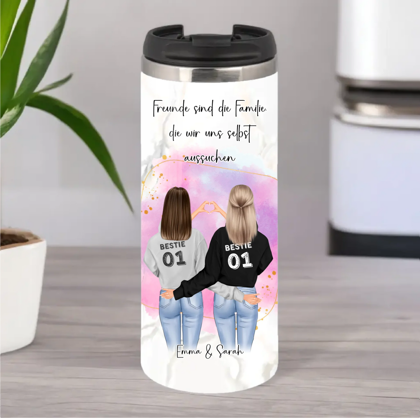 Freundin Tasse / Thermobecher