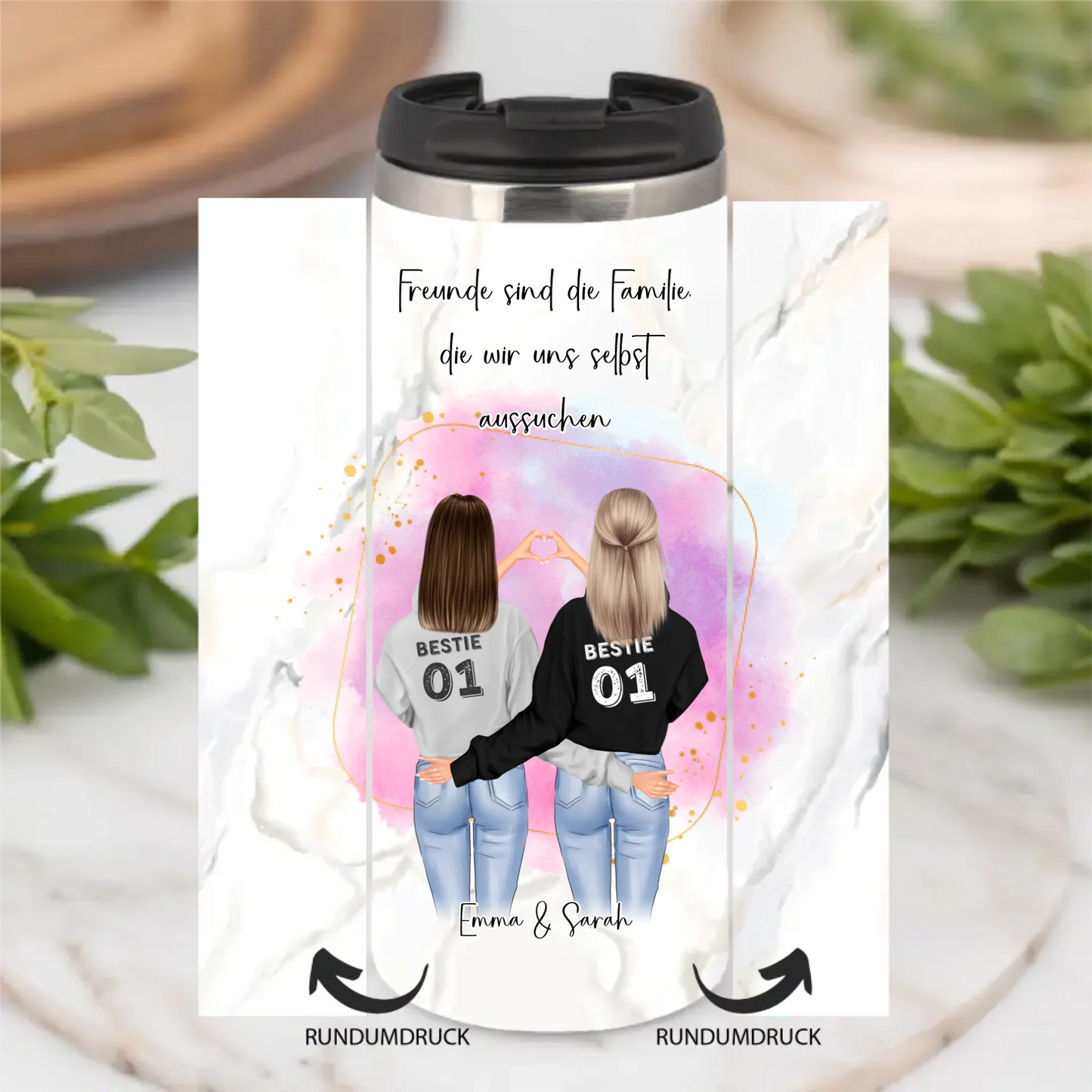 Freundin Tasse / Thermobecher